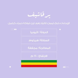 قهوة نسج يرقاشيف اثيوبيا مجففة