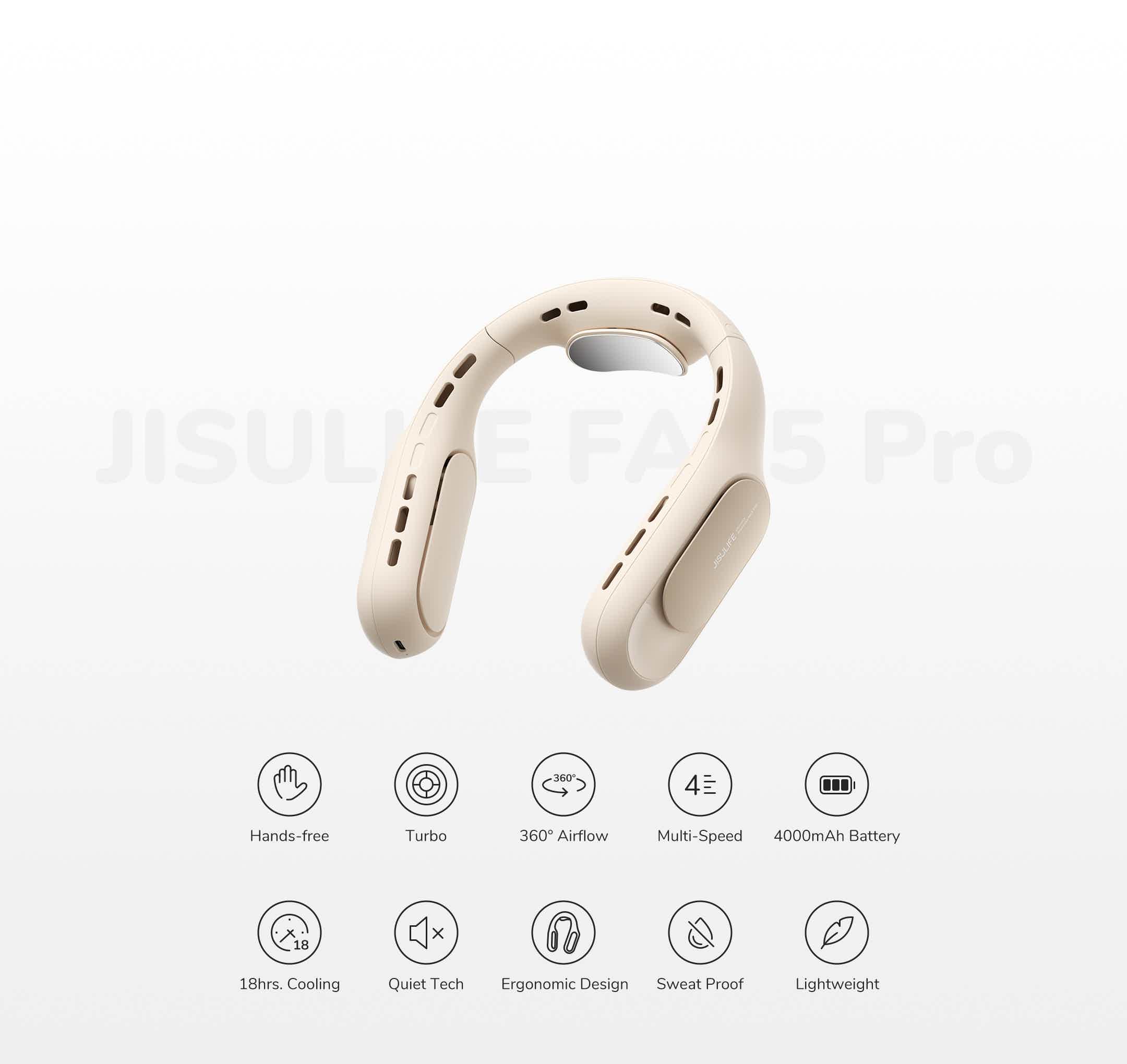 JISULIFE Bladeless Surround Neck Fan – Enersave Solutions