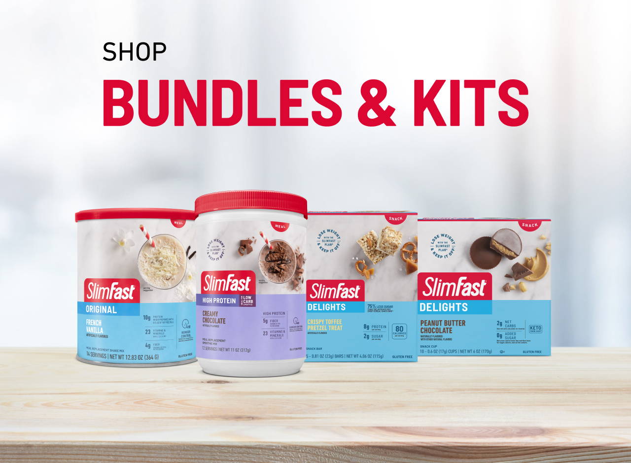 Various Slimfast bundles & kits
