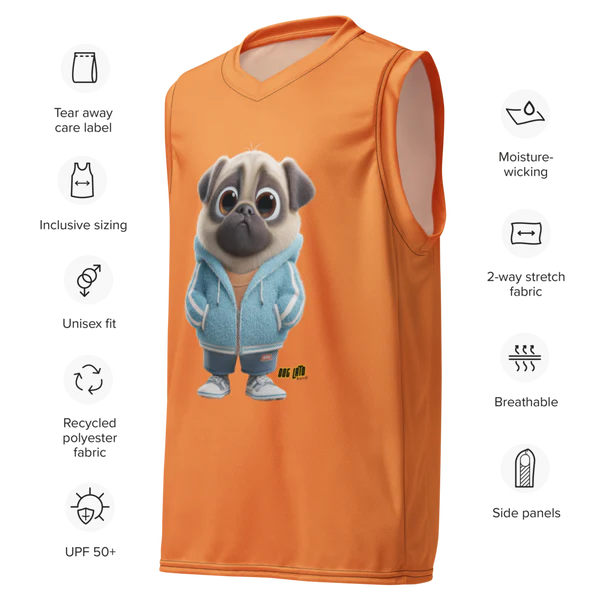 Orange Pug Jersey - Image 3