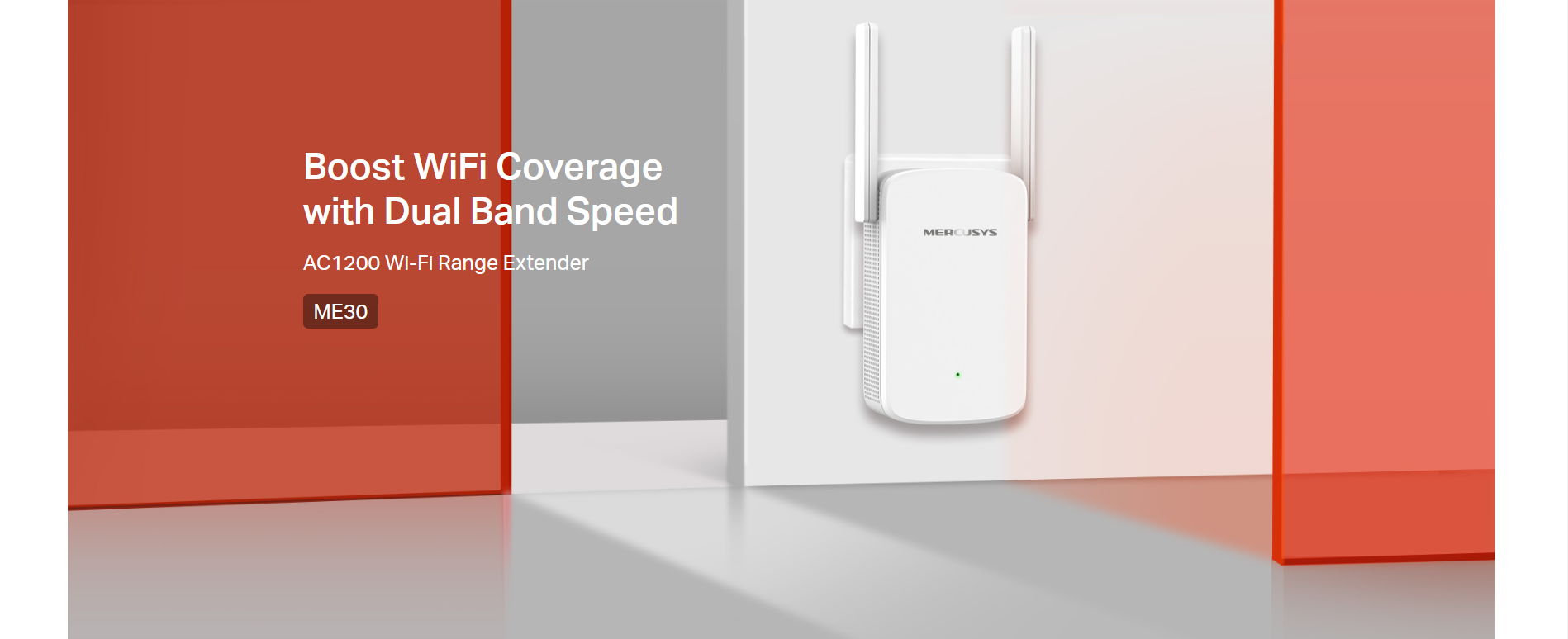 Mercusys ME30 AC1200 Wi-Fi Range Extender