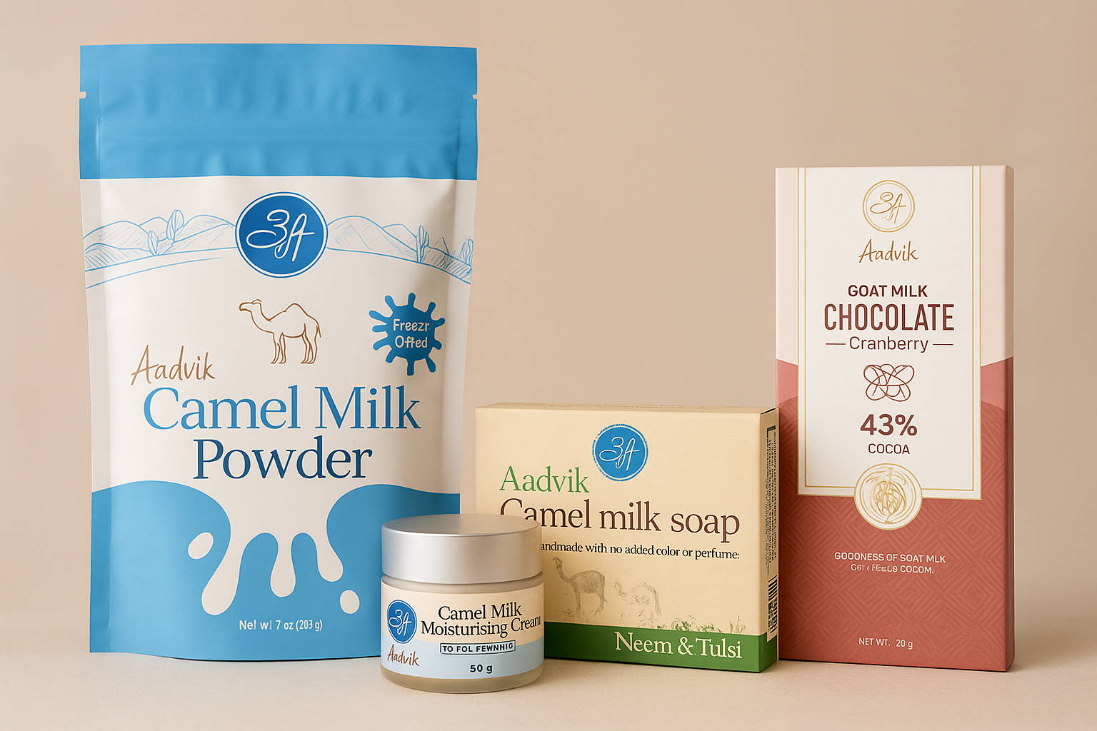 Aadvik camel milk products