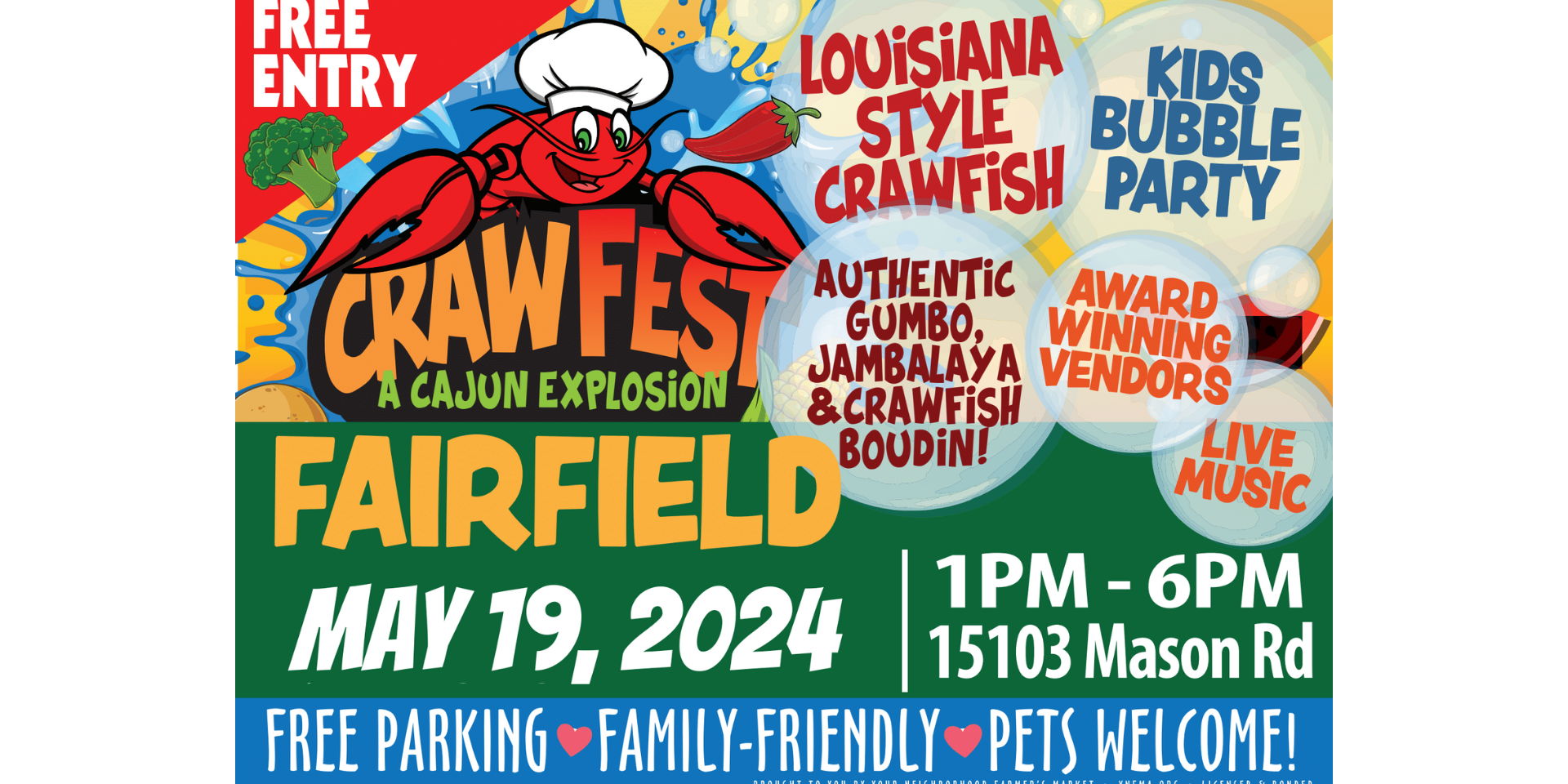 Fairfield Crawfest 2024 promotional image