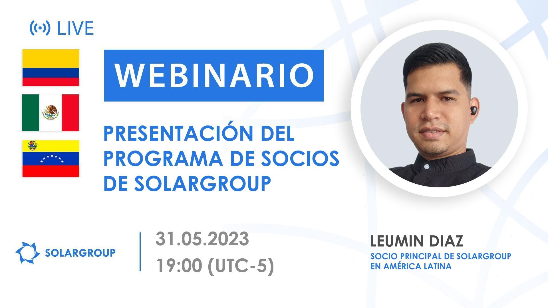 Latinoamerica. Presentación del programa de socios de SOLARGROUP