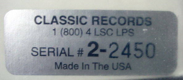★Sealed Audiophile 180g★ RCA-Classic Records / - FISTOU...