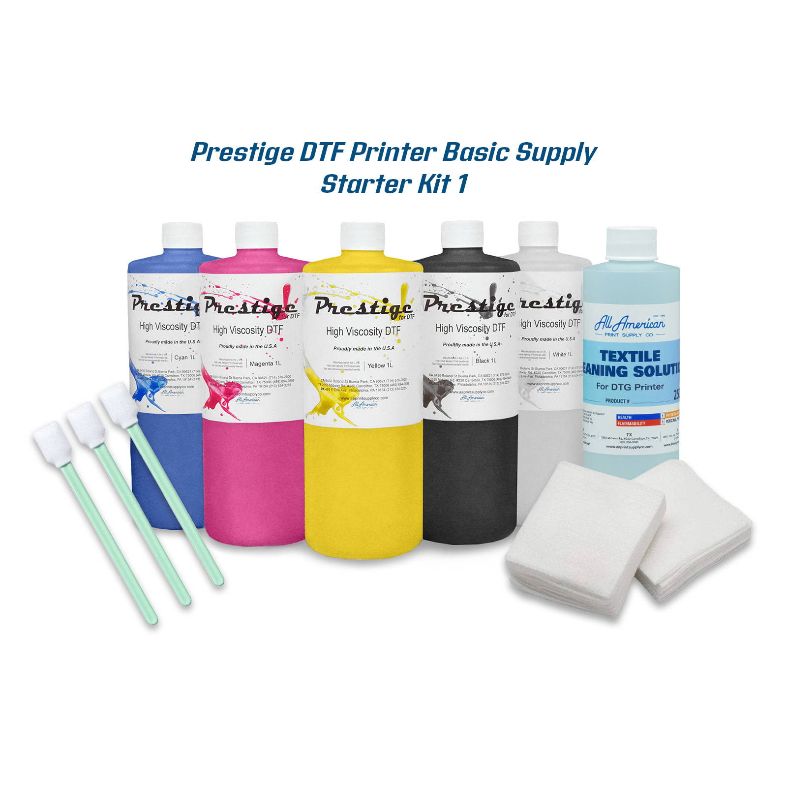 Prestige DTF Printer Basic Supply Starter Kit 1