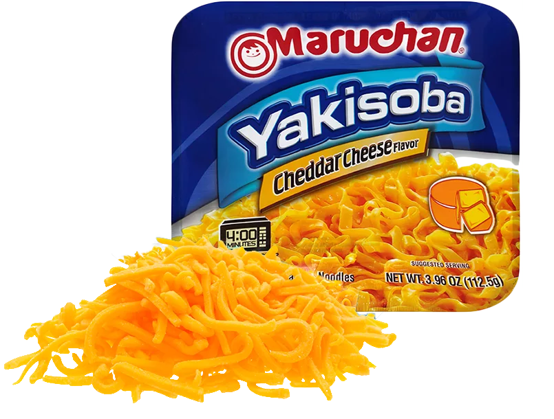 Maruchan - Cheesy ramen? You 'cheddar' believe it! 😆