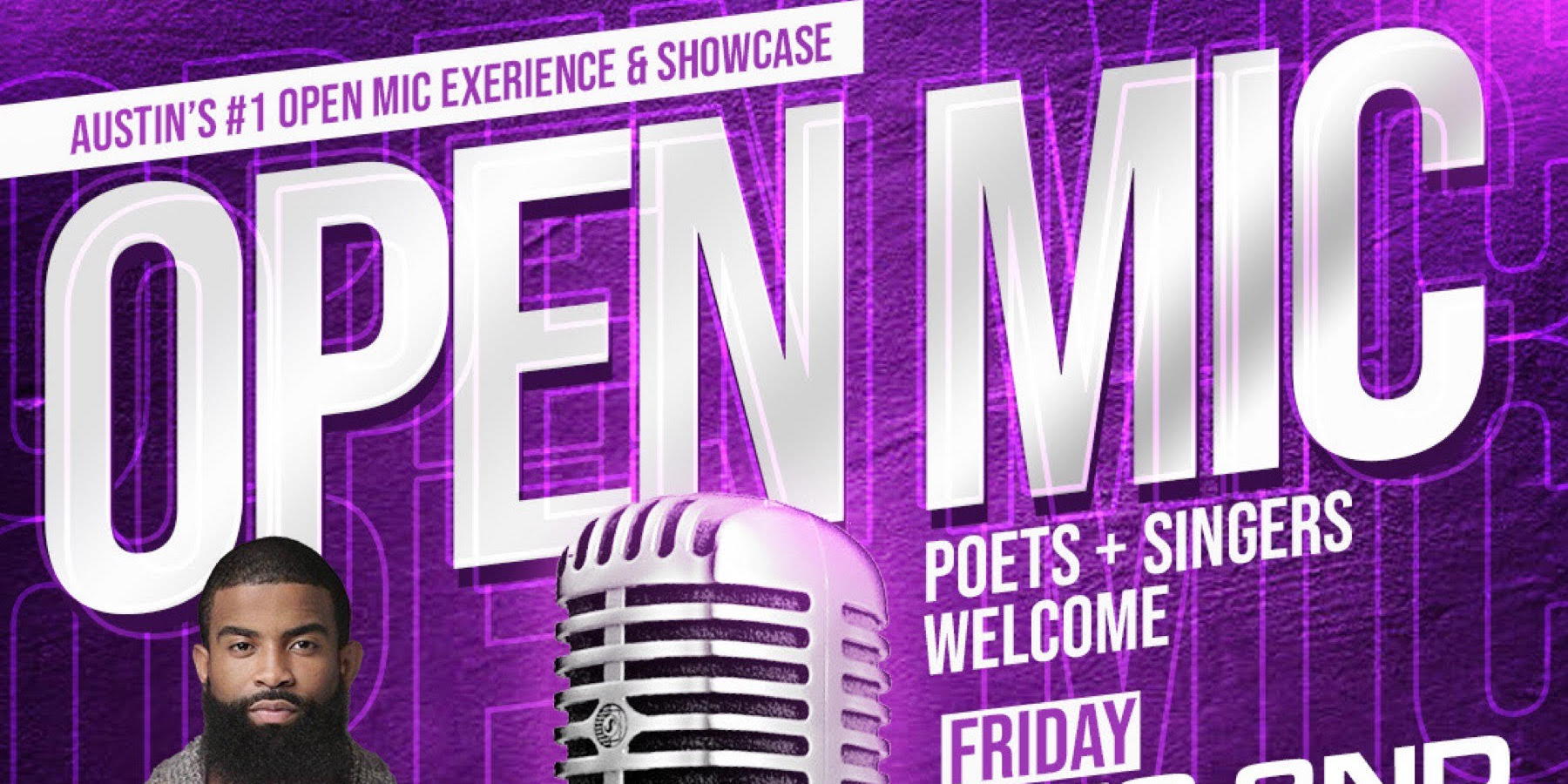 Open Mic Friday: Spoken Word + Talented Singers  promotional image