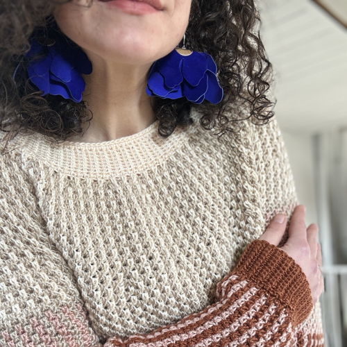 Medley Sweater Crochet Pattern: Unleash your Creativity with Mosaic Crochet Technique!