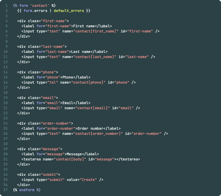 qikify contact form code