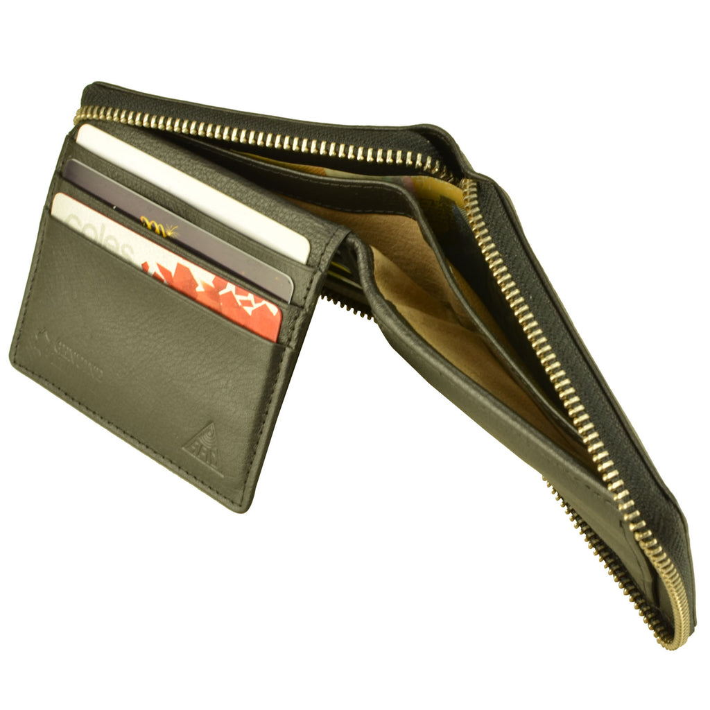 RFID Lined Cow Hide Leather Wallet Style 11011 - Image 7