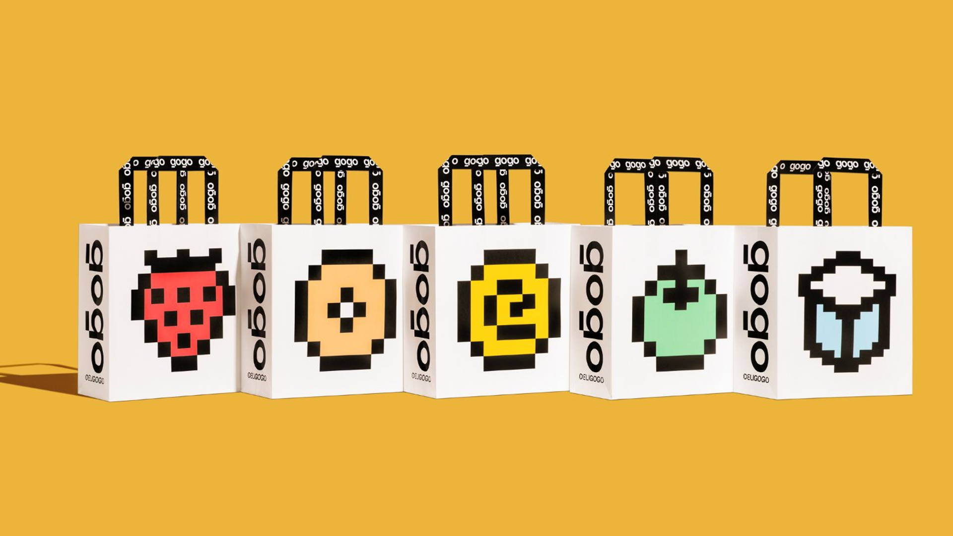 Featured image for Convenience Store Gogo's Packaging Gets Some 8-Bit Inspiration From Meat Studio