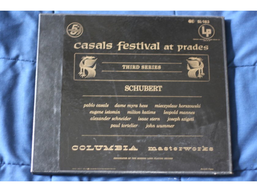 Schubert - Casals Festival at prades SL-183