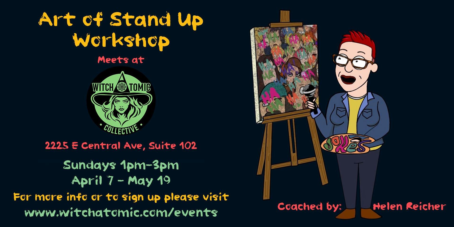 Free Art of Stand Up Workshop promotional image