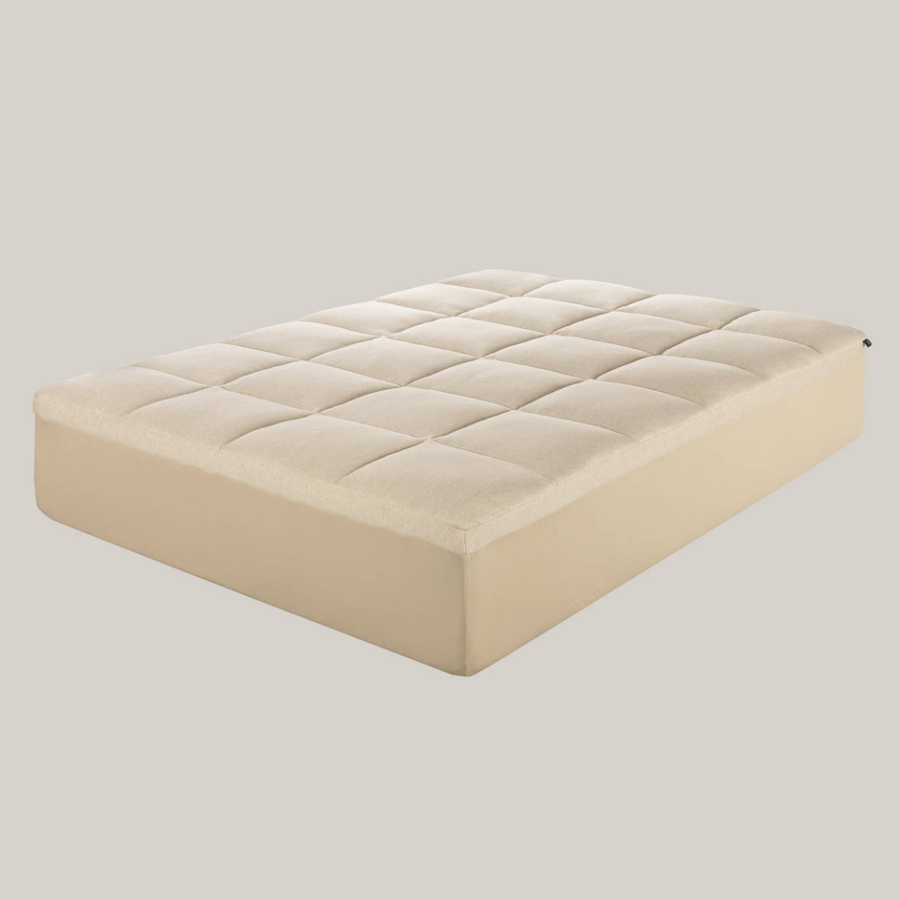 The Keetsa Pillow Plus Mattress in bedroom.