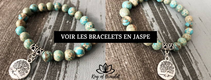 Bracelet Jaspe Bleu - King of Bracelet