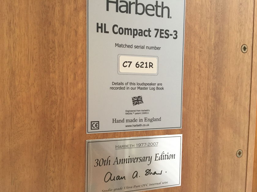 Harbeth Compact 7ES3 30th Anniversary Edition