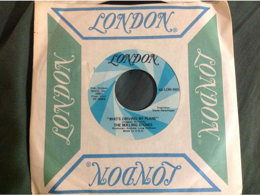 Rolling Stones - Have You Seen Your Mother Baby Standing In The Shadow? London label with Rare B Side