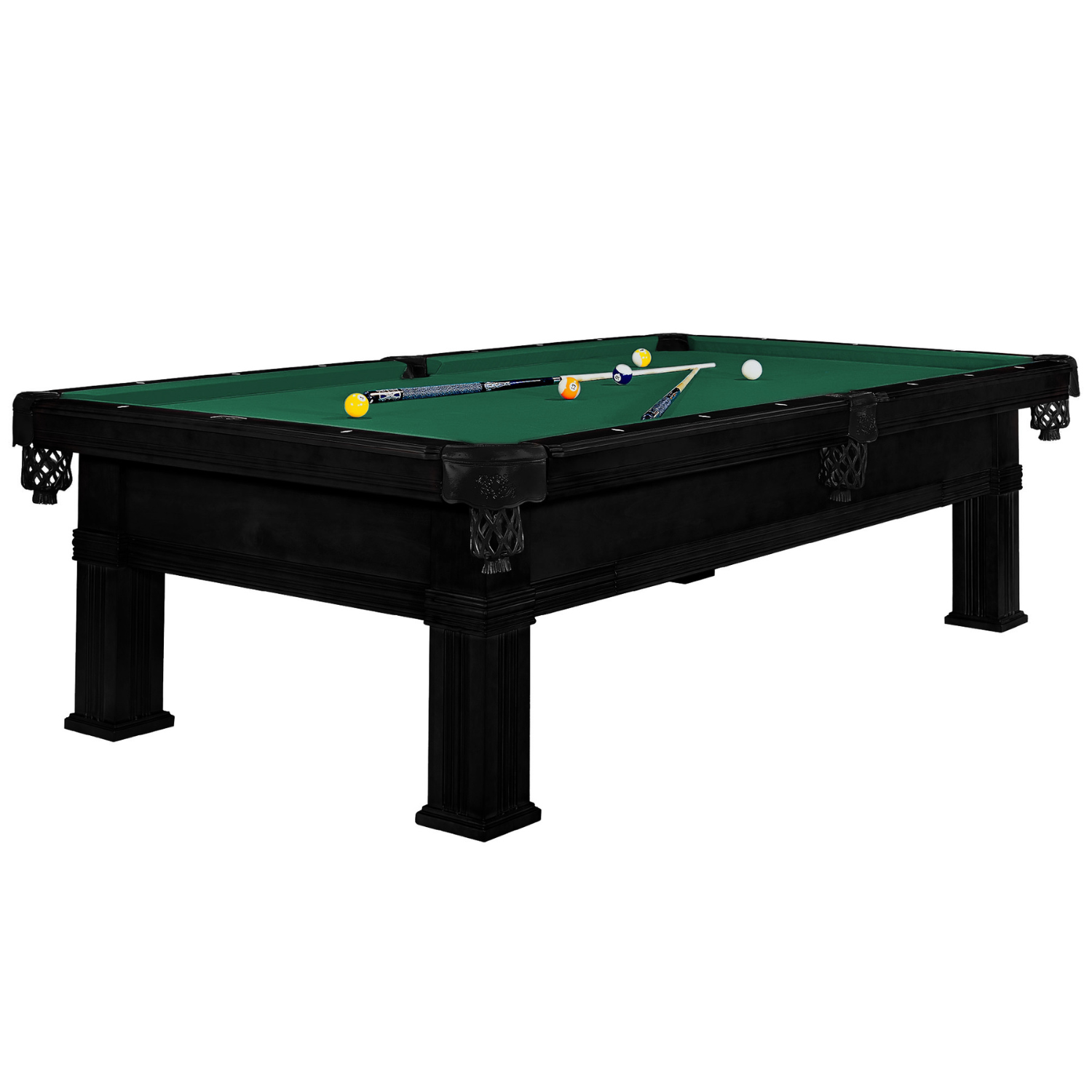 Dynamic Bern Black Slate bed pool table 8ft