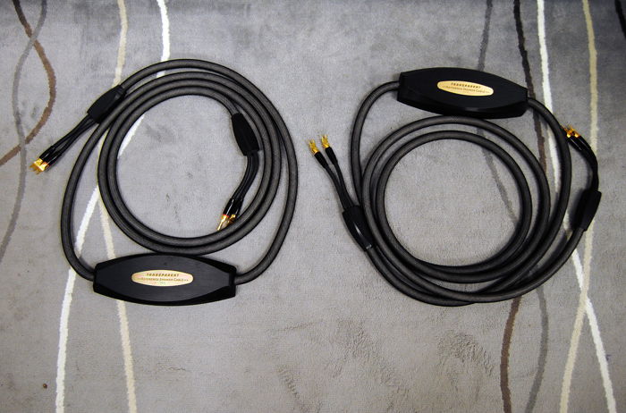 Transparent Audio RSC15 -15ft Speaker Cables Spade to S...
