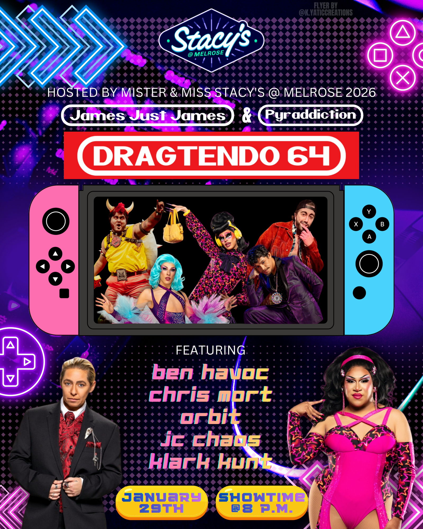 DRAGTENDO 64: Miss & Mister Pride Showcase