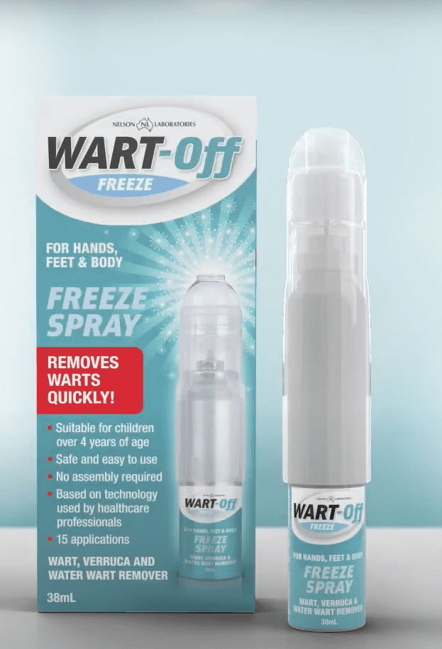 Wart-Off Freeze Spray 38mL Removes Warts Quickly for Hands, Feet & Body Wart off - Image 2