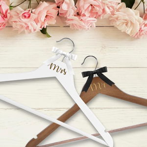 Personalized Hangers for Wedding - Mr & Mrs