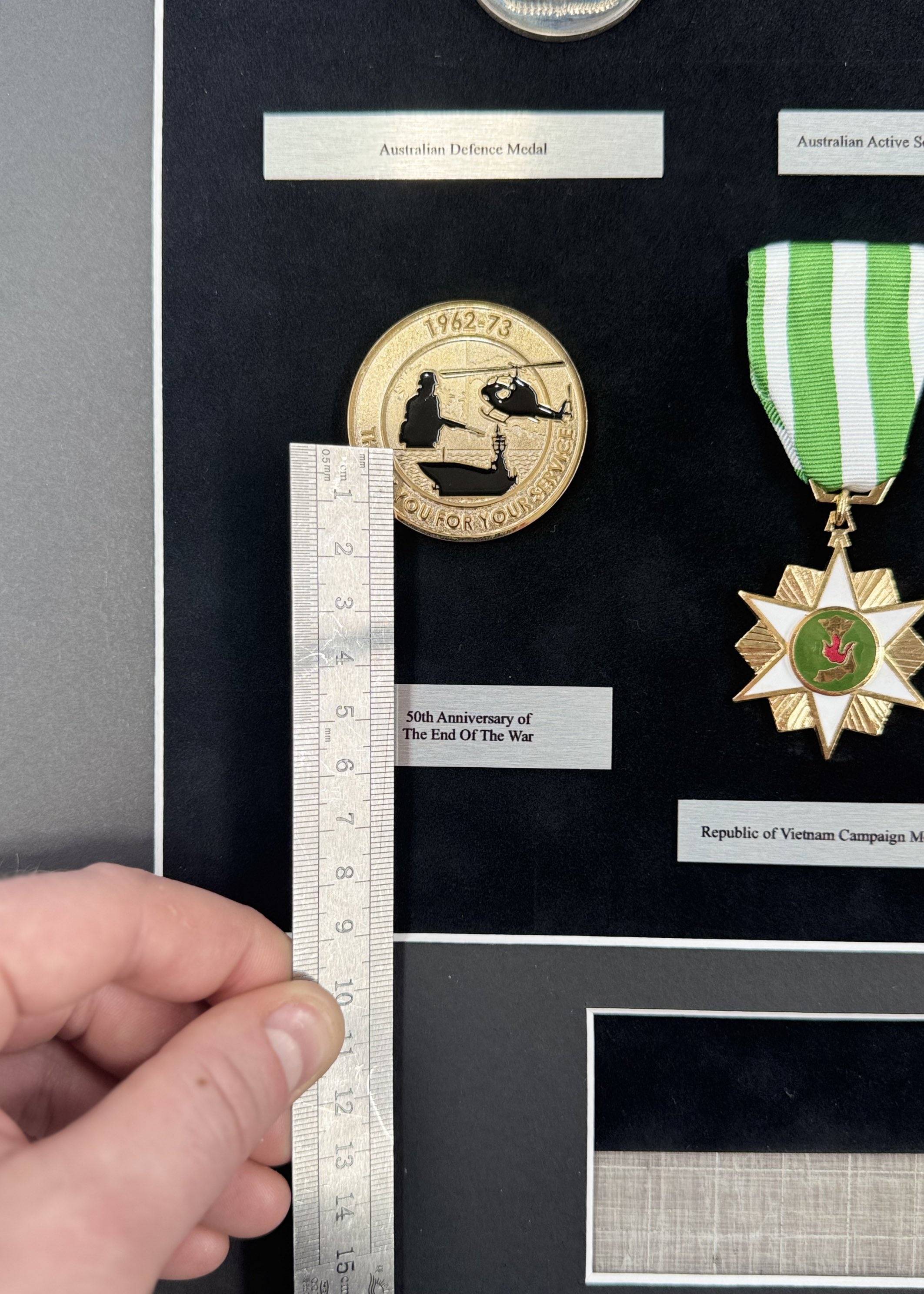 Framed War Medals by FRAMING TO A T