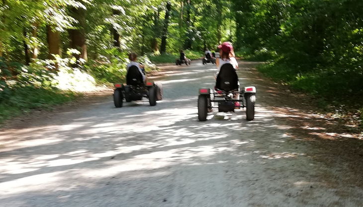 gokart spaß gokart fahren im wald ap