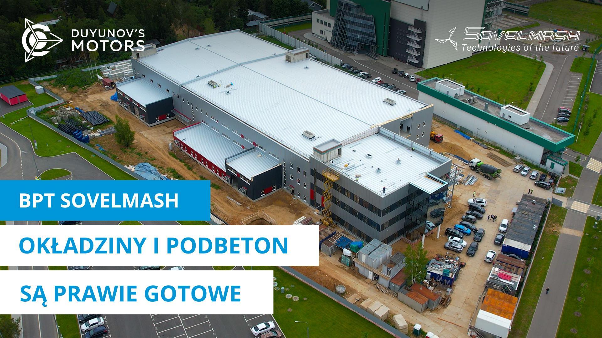 BPT Sovelmash: okładziny i podbeton są prawie gotowe