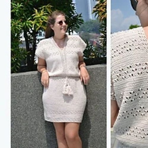 Pretty Spring Crochet Dress