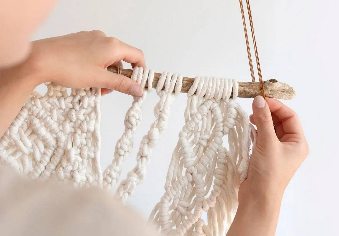 how to tie a square knot macrame