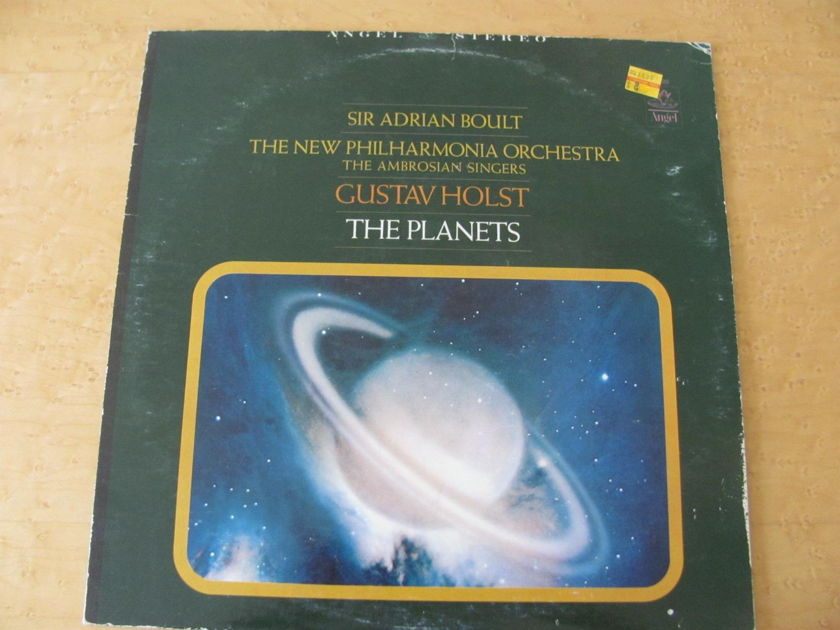 Gustav Holst: The Planets - Sir Adrian Boult, Angel Records The New Philharmonia Orchestra, NM