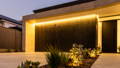 LED strip and garden lighting across the Westbourne SA exterior