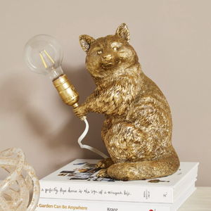 The Icon Table Lamp: Raccoon Edition