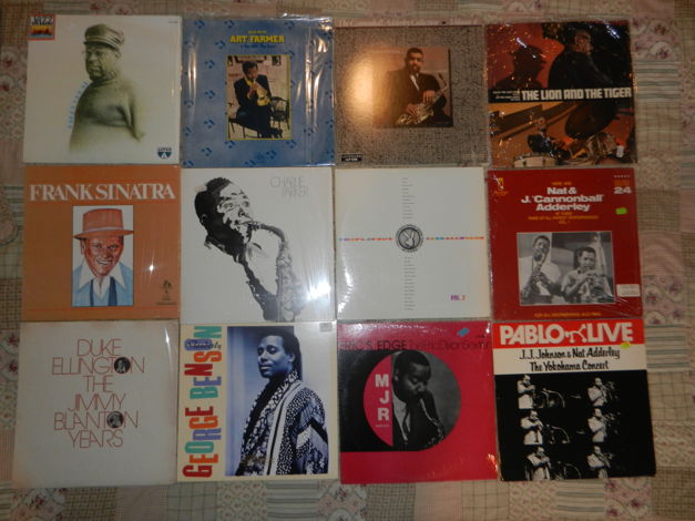 14 LPs Jazz LP lot Gillespie Farmer Sinatra - Parker Du...