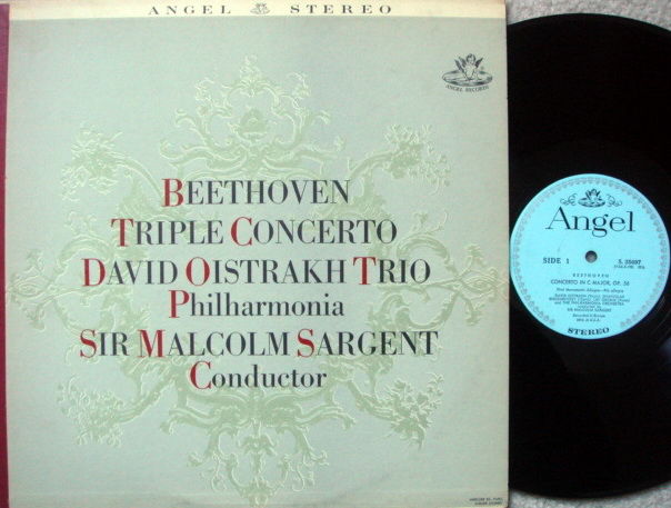 EMI Angel Blue / OISTRAKH, - Beethoven Triple Concerto,...