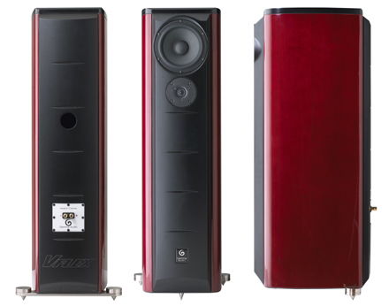 Gemme Audio Tanto speakers (beautiful cherry wood finish)