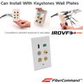multimedia hdmi 4k 8k wall plates for home av wiring