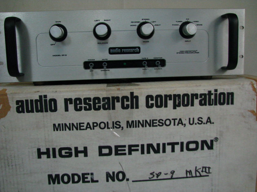 Audio Research Vintage Audio Research SP MK III Phono Stage Perfect Condition Box 6922 Tube