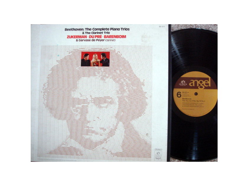 EMI Angel / DU PRE-BARENBOIM-ZUKERMAN, - Beethoven The Complete Piano Trios, NM, 5 LP Box Set!