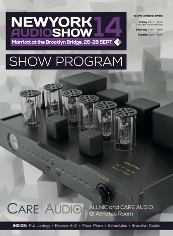 Care Audio on Show cover @ NY Audio Show 2014