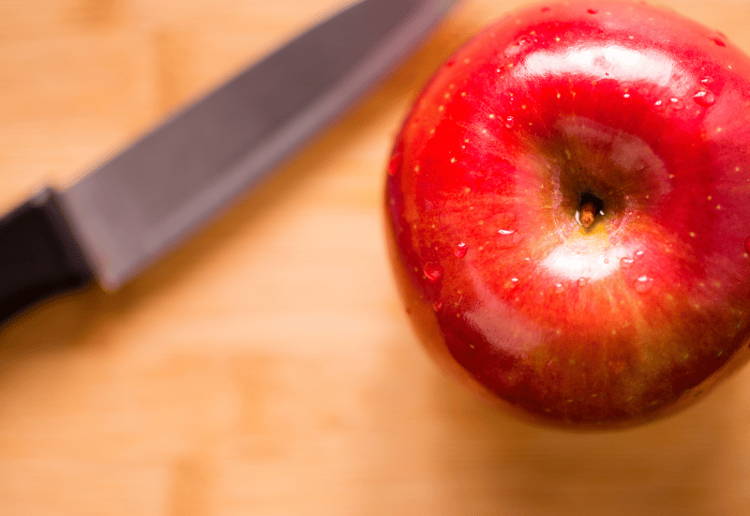 りんご切った後