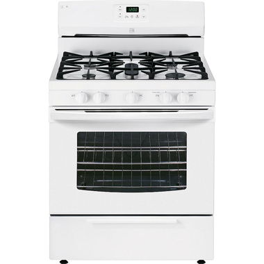 KENMORE 30″ 5 CU. FT. GAS RANGE- WHITE KENMORE 30″ 5 CU. FT. GAS RANGE- WHITE