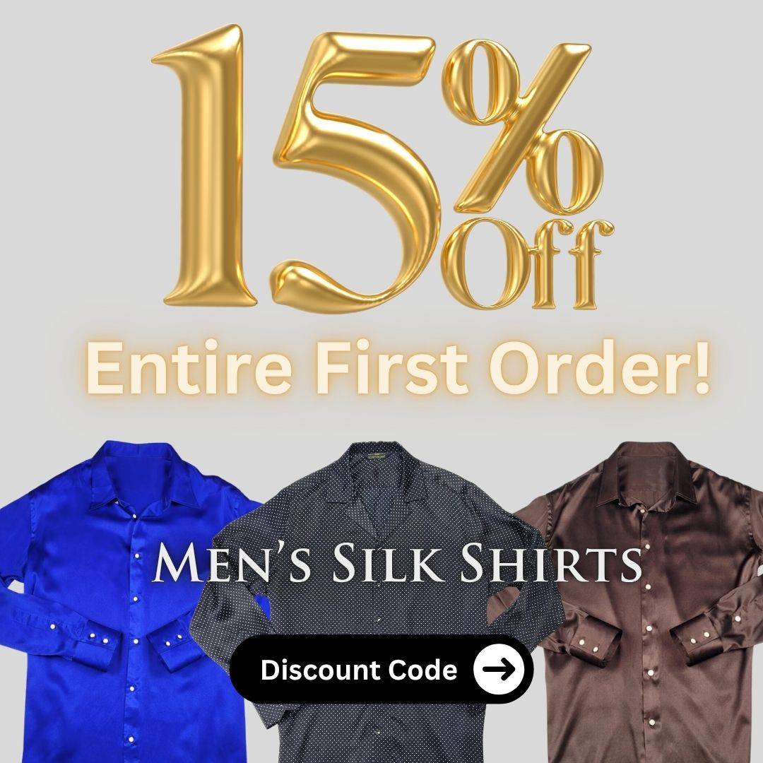 discount code for mens silk shirts