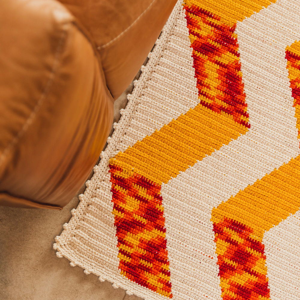 Geometric Rug Crochet Pattern