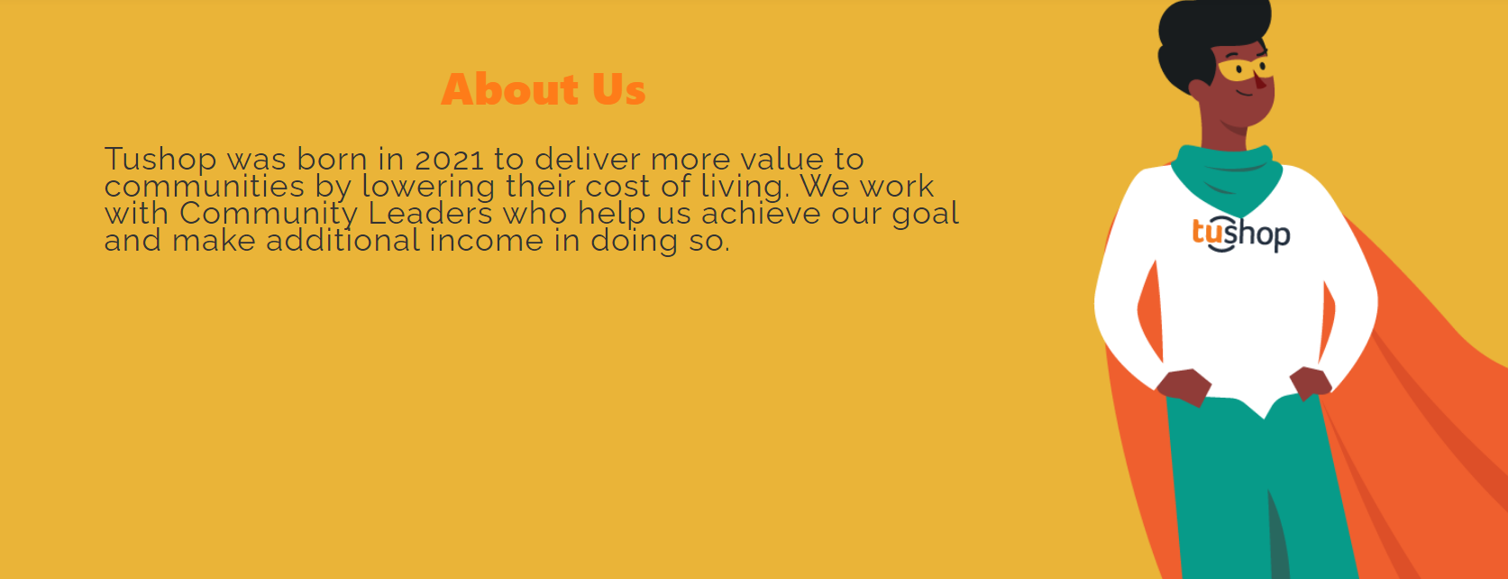 Tushop product / service