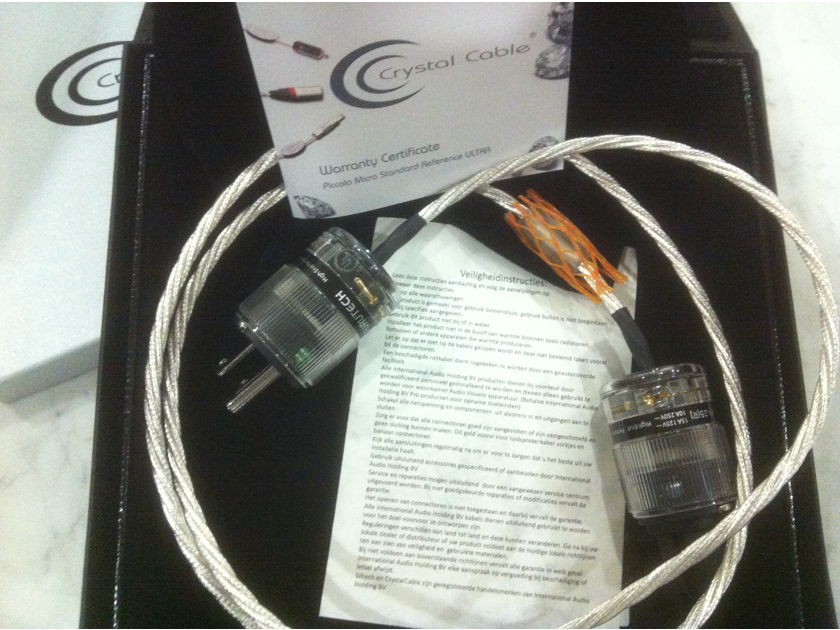 Crystal Cable Ultra Diamond / Acrolink PC9100 Mexcel Power cords