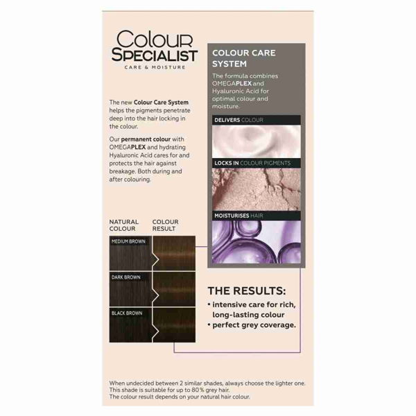 Colour Specialist 4.54 Medium Hazelnut Brown - Image 3