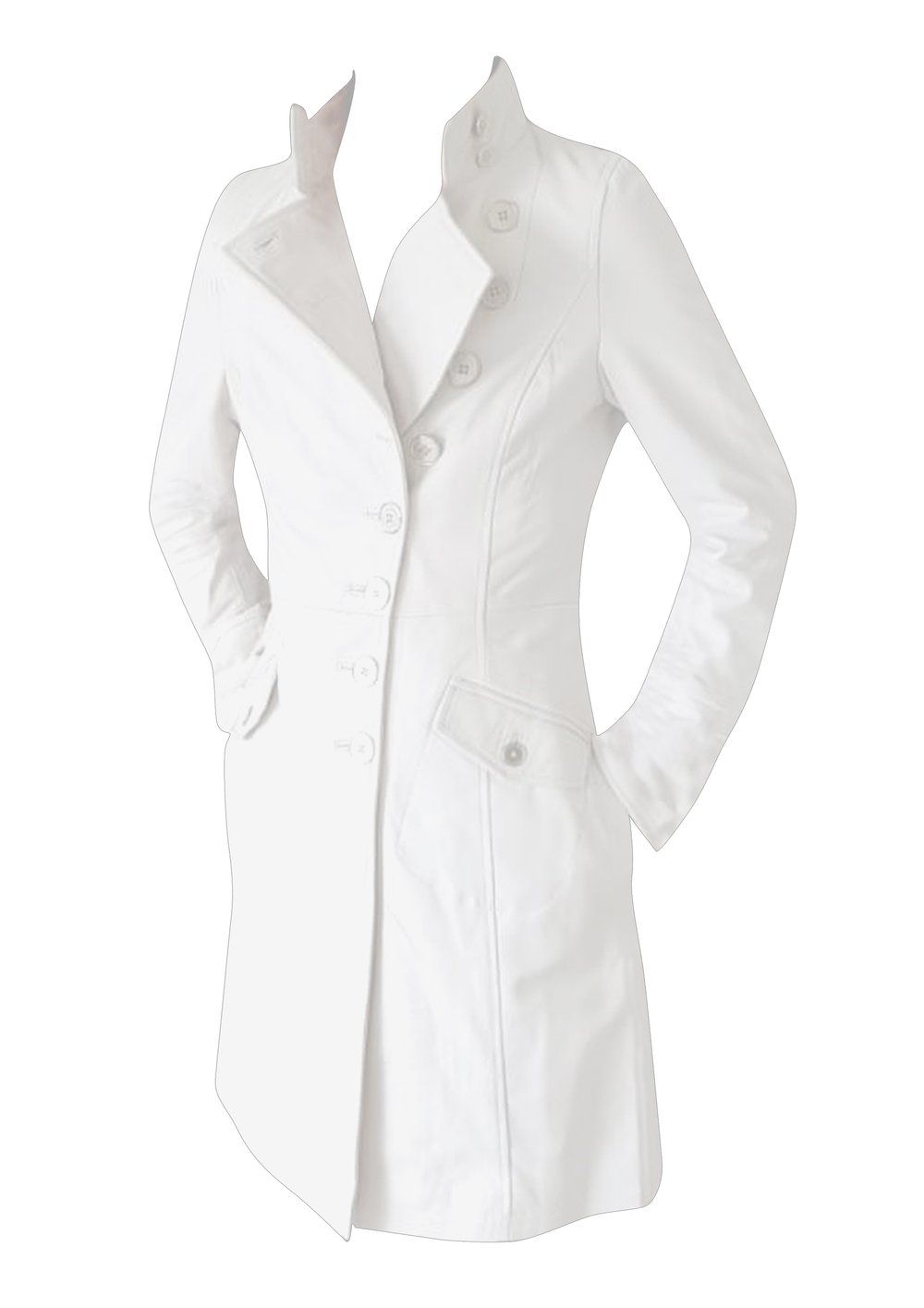 ZARIN - White LEATHER